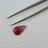 Tormalina Rosa Rubellite Naturale Forma Goccia Piatto Cabochon Liscio Fatto a Mano 14X8X5mm 4,50 ct