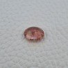 Tormalina Rosa Rubellite Naturale Forma Ovale Piatto Cabochon Liscio Fatto a Mano 12X9X6mm 4,60 ct