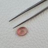 Tormalina Rosa Rubellite Naturale Forma Ovale Piatto Cabochon Liscio Fatto a Mano 12X9X6mm 4,60 ct