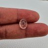 Tormalina Rosa Rubellite Naturale Forma Ovale Piatto Cabochon Liscio Fatto a Mano 12X9X6mm 4,60 ct