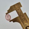 Tormalina Rosa Rubellite Naturale Forma Ovale Piatto Cabochon Liscio Fatto a Mano 12X9X6mm 4,60 ct