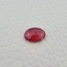 Tormalina Rosa Rubellite Naturale Forma Ovale Piatto Cabochon Liscio Fatto a Mano 12X8X4mm 3,85 ct