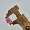 Tormalina Rosa Rubellite Naturale Forma Ovale Piatto Cabochon Liscio Fatto a Mano 12X8X4mm 3,85 ct