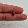 Tormalina Rosa Rubellite Naturale Forma Ovale Piatto Cabochon Liscio Fatto a Mano 12X8X5mm 4,80ct