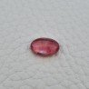 Tormalina Rosa Rubellite Naturale Forma Ovale Piatto Cabochon Liscio Fatto a Mano 12X8X4mm 3,45 ct