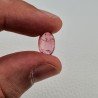 Tormalina Rosa Rubellite Naturale Forma Ovale Piatto Cabochon Liscio Fatto a Mano 12X8X4mm 3,45 ct