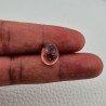 Tormalina Rosa Naturale Forma Ovale Piatto Cabochon Liscio Fatto a Mano13,50X11X8mm 8ct