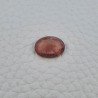 Tormalina Rosa Naturale Forma Ovale Piatto Cabochon Liscio Fatto a Mano13X10X6mm 4,95ct