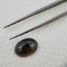 Tormalina Naturale Forma Ovale Piatto Cabochon Liscio Fatto a Mano 16X12X7mm 10,85 ct