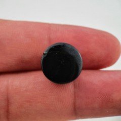 Tormalina Naturale Forma Tondo Piatto Cabochon Liscio Fatto a Mano 14X8mm 15,25 ct
