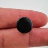Tormalina Naturale Forma Tondo Piatto Cabochon Liscio Fatto a Mano 14X8mm 15,25 ct