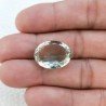 Ametista Verde Prasiolite Taglio Ovale Sfaccettata Fatto a Mano Gemma Sciolte 19X14X8mm 16,10 Carati 1pz