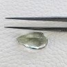 Ametista Verde Prasiolite Taglio Goccia Sfaccettata Fatto a Mano Gemma Sciolte 21X12X9mm 13,35 Carati 1pz