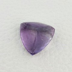 Ametista Naturale Taglio Trillion Sfaccettata Fatto a Mano Gemma Sciolta 22X22X17mm 42,00 Carati 1pz