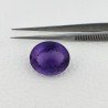 Ametista Naturale Taglio Ovale Sfaccettata Fatto a Mano Gemma Sciolte 21X18X13mm 31,90 Carati 1pz
