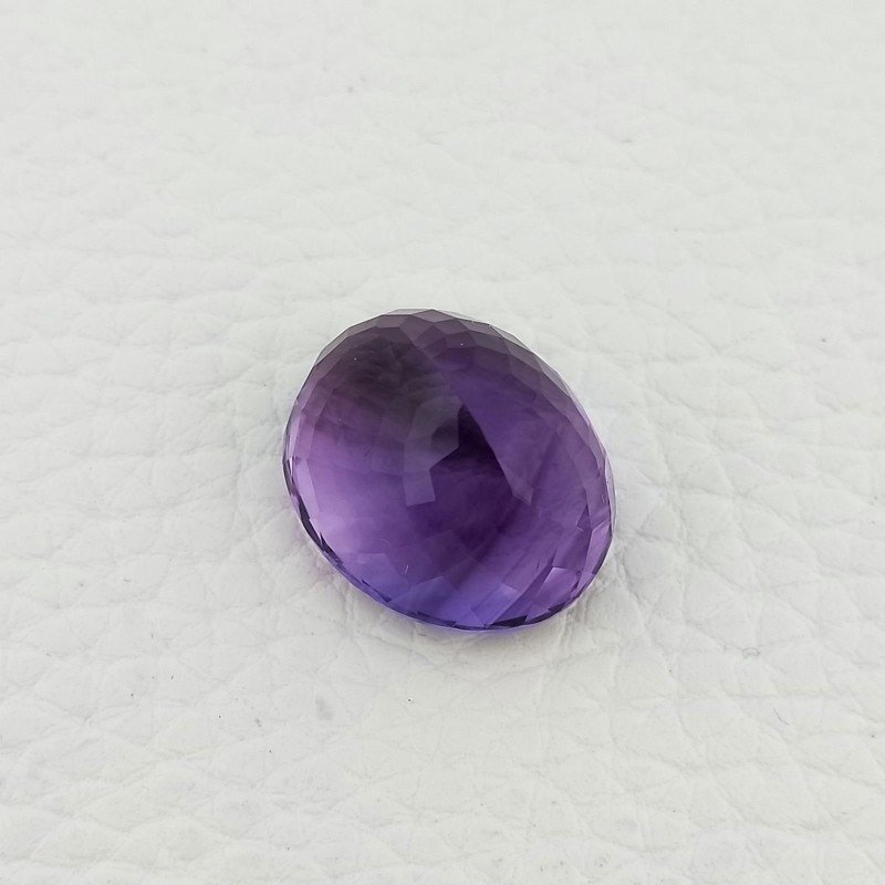 Ametista Naturale Taglio Ovale Sfaccettata Fatto a Mano Gemma Sciolte 19X16X13mm 28,00 Carati 1pz