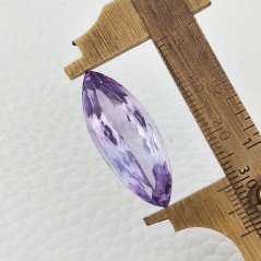 Ametista Naturale Taglio Marquise Sfaccettata Fatto a Mano Gemma Sciolta 12X30X11mm 23,00 Carati 1pz Ametista Naturale Taglio Marquise Sfaccettata Fatto a Mano Gemma Sciolta 12X30X11mm 23,00 Carati 1pz
