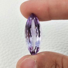 Ametista Naturale Taglio Marquise Sfaccettata Fatto a Mano Gemma Sciolta 12X30X11mm 23,00 Carati 1pz Ametista Naturale Taglio Marquise Sfaccettata Fatto a Mano Gemma Sciolta 12X30X11mm 23,00 Carati 1pz