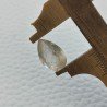 Quarzo Rutilato Dorato Naturale Taglio Goccia Sfaccettato a Mano Gemma Sciolta 9X14mm 4.70 Carati 1pz