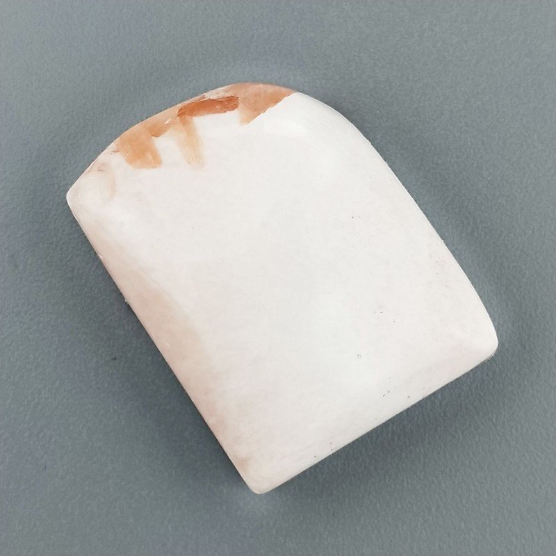 Scolecite Rosa Naturale Forma Fantasia Piatto Cabochon Liscio Fatto a Mano 26X21mm 6,19gm 1pz Scolecite Rosa Naturale Forma Fantasia Piatto Cabochon Liscio Fatto a Mano 26X21mm 6,19gm 1pz