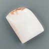 Scolecite Rosa Naturale Forma Fantasia Piatto Cabochon Liscio Fatto a Mano 26X21mm 6,19gm 1pz