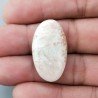 Scolecite Rosa Naturale Forma Ovale Piatto Cabochon Liscio Fatto a Mano 29X17X5mm 3,70gm 1pz
