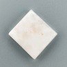 Scolecite Rosa Naturale Forma Quadrato Piatto Cabochon Liscio Fatto a Mano 16X16X5mm 2,40gm 1pz