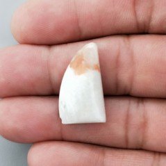 Cabochon di Scolecite Rosa Naturale Fantasia, Piatto e Liscio, 23x13 mm, 1,91 g, Fatto a Mano Cabochon di Scolecite Rosa Naturale Fantasia, Piatto e Liscio, 23x13 mm, 1,91 g, Fatto a Mano