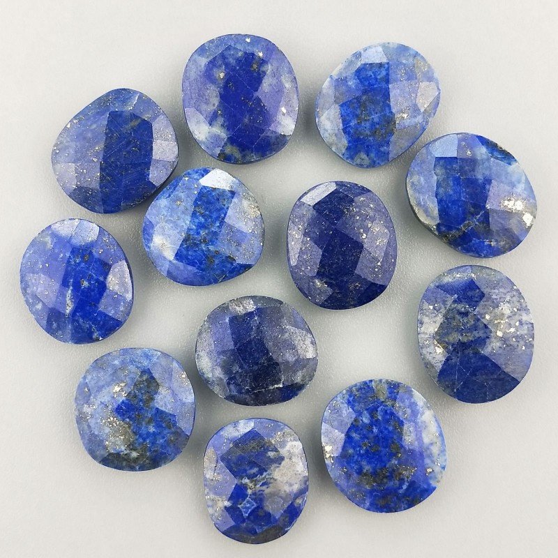 Lapis Lazuli Briolette Forma Irregolare Sfaccettato Fatto a Mano 12-16mm 1pz