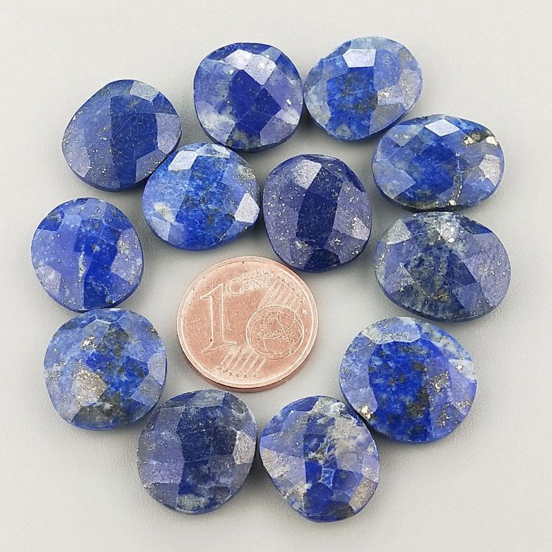 Lapis Lazuli Briolette Forma Irregolare Sfaccettato Fatto a Mano 12-16mm 1pz