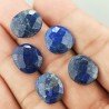 Lapis Lazuli Briolette Forma Irregolare Sfaccettato Fatto a Mano 12-16mm 1pz