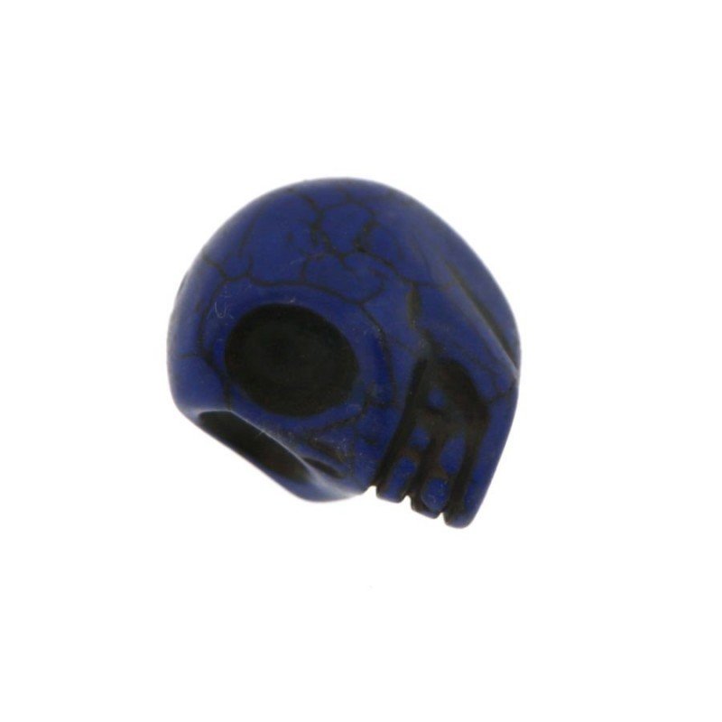 Aulite blu forma teschio 30mm 1pz