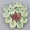 Calcidonia Verde Lime Briolette Forma Irregolare Sfaccettato Fatto a Mano 12-16mm 1pz