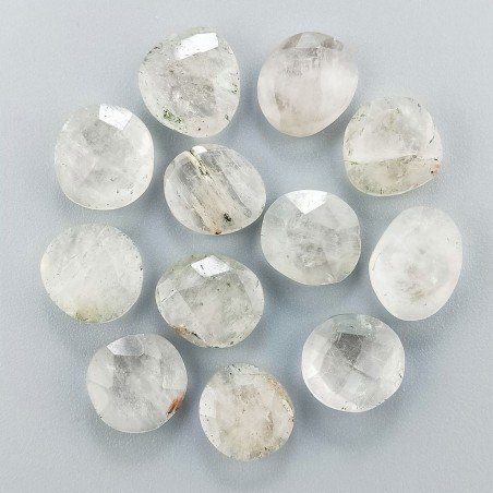 Quarzo Rutillato Oro Grezzo Briolette Forma Irregolare Sfaccettato Fatto a Mano 12-16mm 1pz
