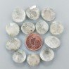 Quarzo Rutillato Oro Grezzo Briolette Forma Irregolare Sfaccettato Fatto a Mano 12-16mm 1pz