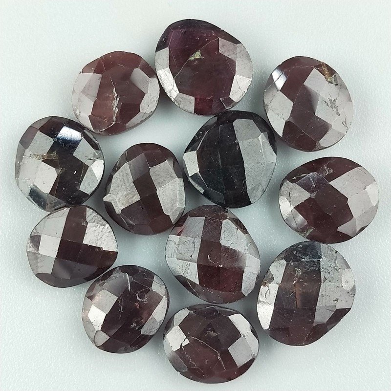 Granato Briolette Forma Irregolare Sfaccettato Fatto a Mano 12-16mm 1pz