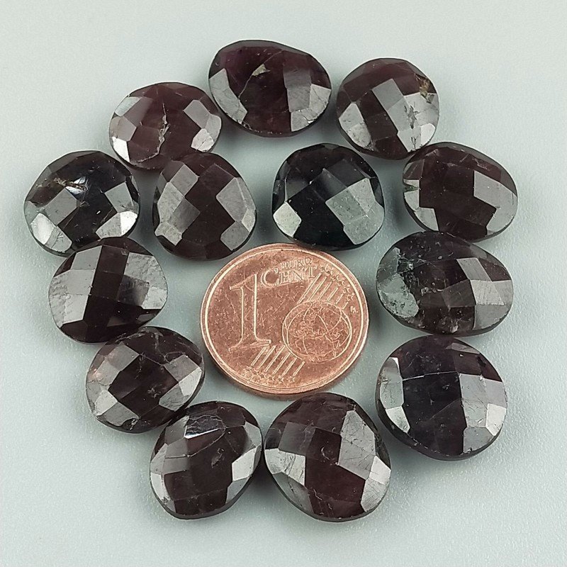 Granato Briolette Forma Irregolare Sfaccettato Fatto a Mano 12-16mm 1pz