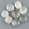 Pietra di Luna Bianca Briolette Forma Irregolare Sfaccettato Fatto a Mano 12-16mm 1pz