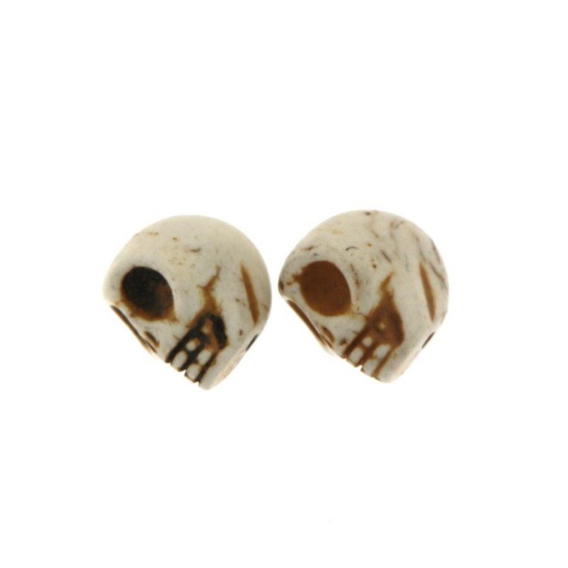 Aulite forma teschio 17mm 1pz Aulite forma teschio 17mm 1pz