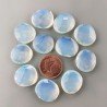 Opalina Idrotermale Briolette Forma Irregolare Sfaccettato Fatto a Mano 12-16mm 1pz