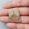 Quarzo Rutillato Oro Briolette Forma Cuore Piatta Sfaccetata Fatto a Mano 25X23mm 26,35 Carati 1pz