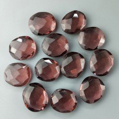 Tormalina Idrotermale Briolette Forma Irregolare Sfaccettato Fatto a Mano 12-16mm 1pz