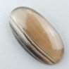 Fluorite Naturale Forma Ovale Piatto Cabochon Liscio Fatto a Mano 41X22X7mm 12,75gm 1pz