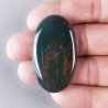 Eliotropio Naturale Forma Ovale Piatto Cabochon Liscio Fatto a Mano 45X26X5mm 10,80gm 1pz