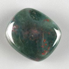 Eliotropio Naturale Forma Rettangolare Piatto Cabochon Liscio Fatto a Mano 23X20X7mm 6,40gm 1pz