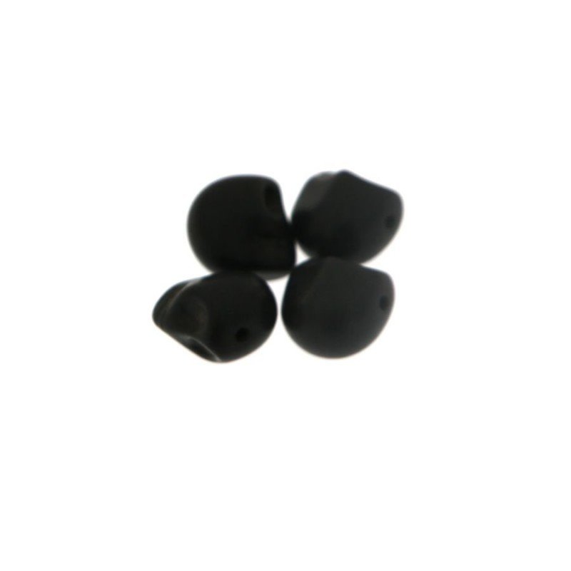 Aulite nero forma teschio 12mm 1pz Aulite nero forma teschio 12mm 1pz