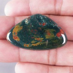 Eliotropio Naturale Forma Fantasia Piatto Cabochon Liscio Fatto a Mano 40X25X6mm 9,40gm 1pz Eliotropio Naturale Forma Fantasia Piatto Cabochon Liscio Fatto a Mano 40X25X6mm 9,40gm 1pz