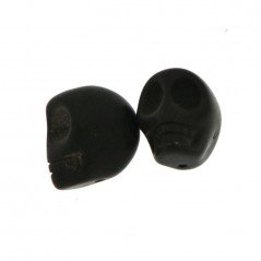 Aulite nero forma teschio 17mm 1pz