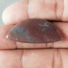 Eliotropio Naturale Forma Fantasia Piatto Cabochon Liscio Fatto a Mano 36X17X4mm 3,60gm 1pz