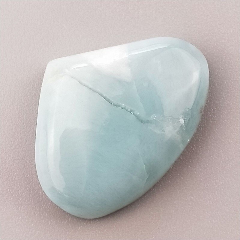 Larimar Grezzo Naturale Forma Fantasia Piatto Cabochon Liscio Fatto a Mano 27X21mm 6,45gm 1pz Larimar Grezzo Naturale Forma Fantasia Piatto Cabochon Liscio Fatto a Mano 27X21mm 6,45gm 1pz